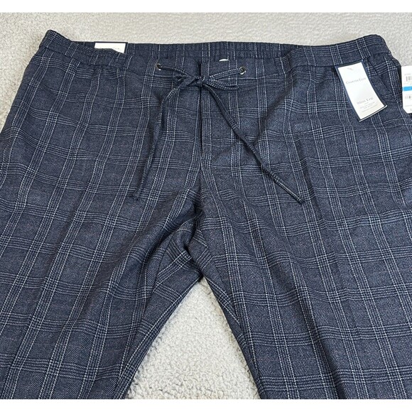 Charter Club Pant Women 28W Plaid Slim Slimming Stretch Cuffed Plus Size 50x28 - Picture 3 of 16